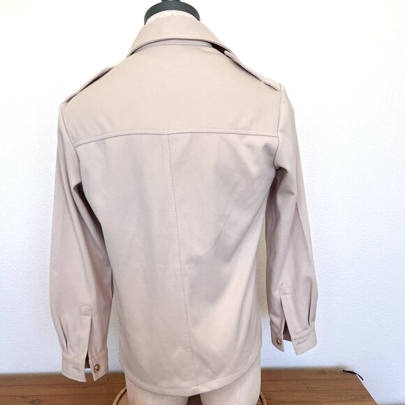 70's Kings Road Mens Leisure Jacket - Sears The Mens Shop - Size Large - Cream - Picture 9 of 11
